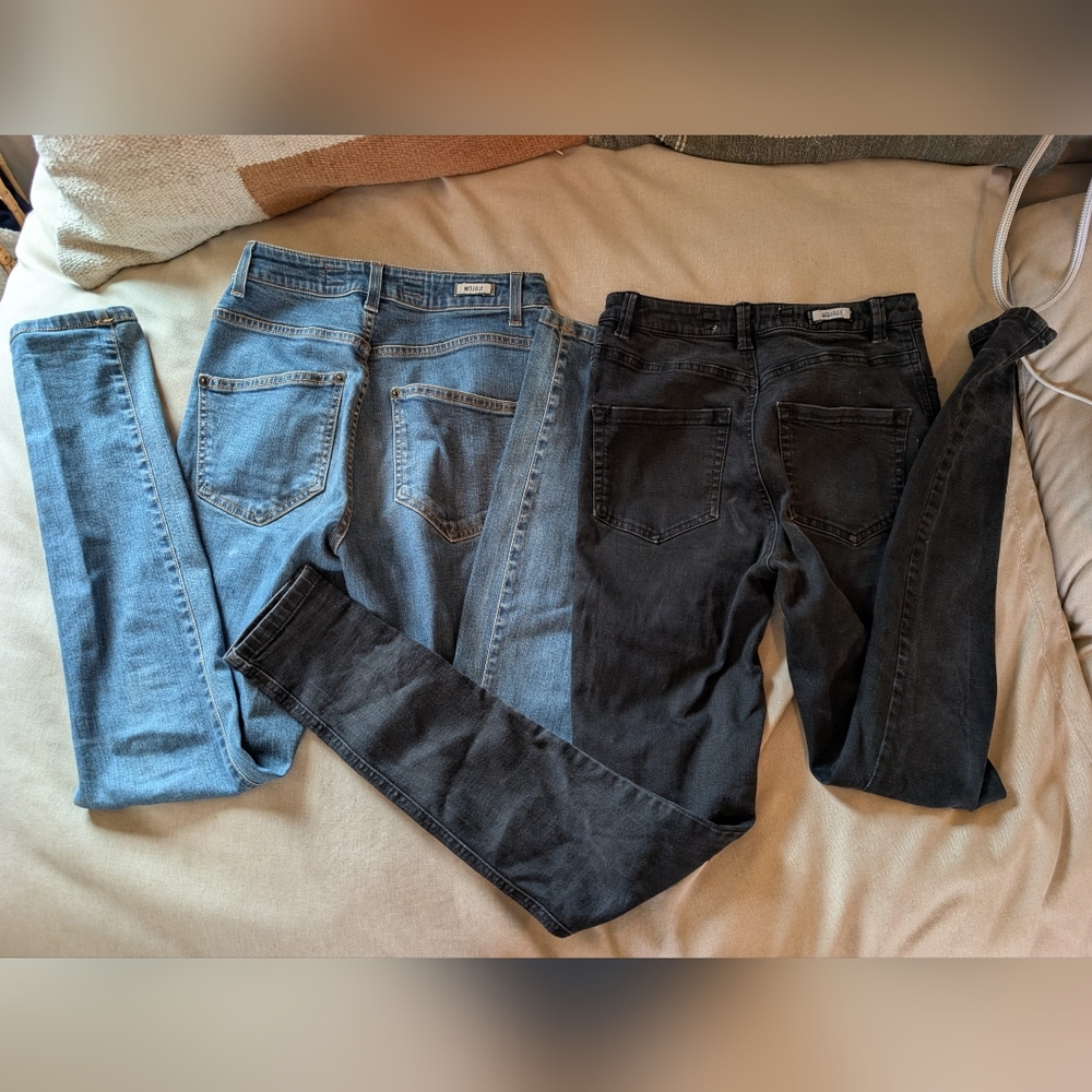 Italian Blue Cotton Blend Jeans